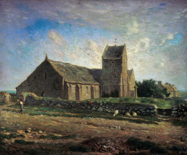 The Church at Greville - Jean-François Millet