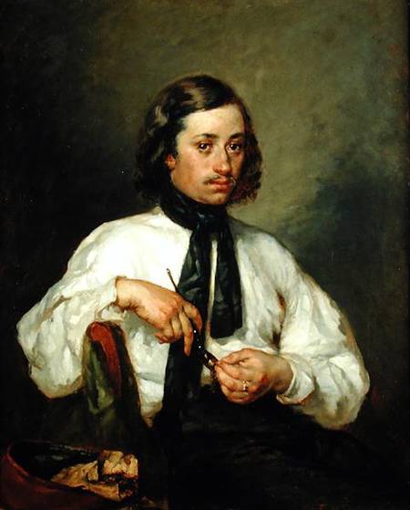 Portrait of Armand Ono, known as The Man with the Pipe à Jean-François Millet