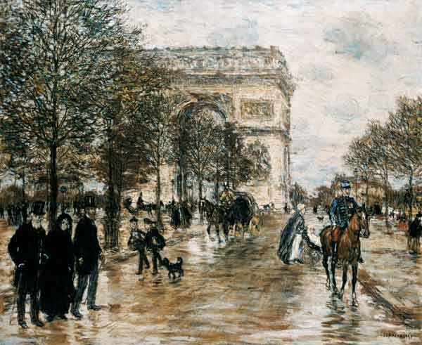 Les Champs Elysees, L'Arc de Triomphe à Jean François Raffaelli