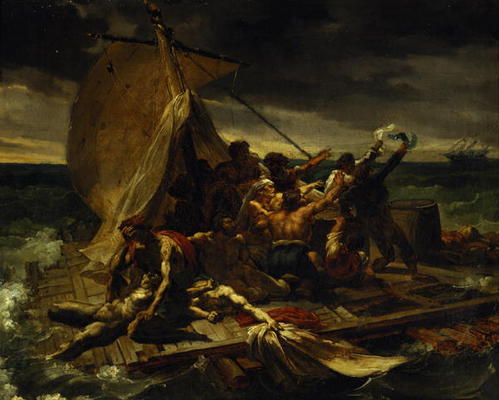 Study for The Raft of the Medusa (oil on canvas) à Jean Louis Théodore Géricault