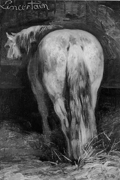 Uncertain, the Horse in the Stable à Jean Louis Théodore Géricault