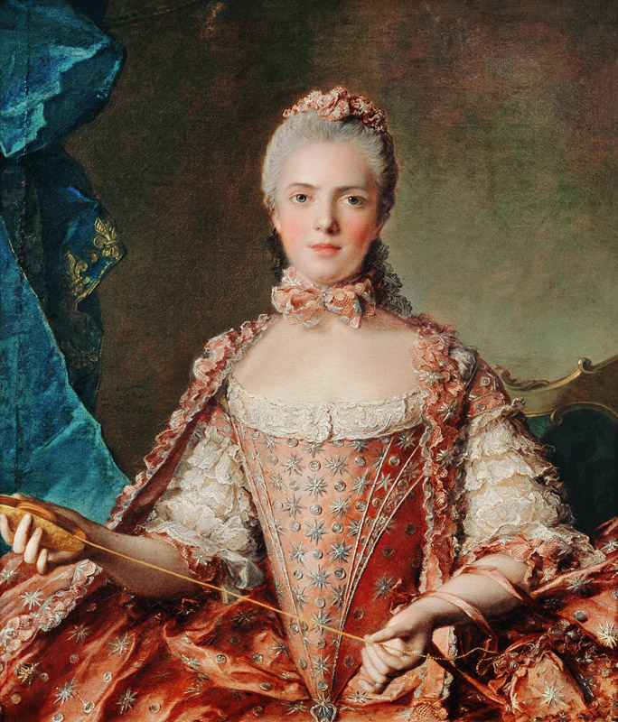 Portrait de Marie Adelaide (1759-1802) à Jean Marc Nattier