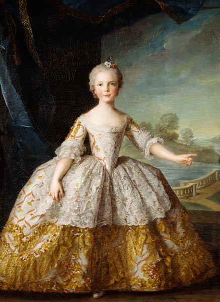 Infanta Isabelle de Bourbon-Parme (1741-63) à Jean Marc Nattier