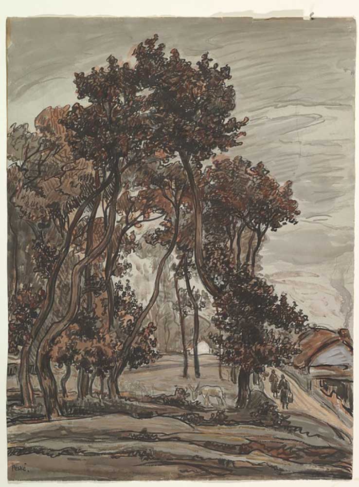 Landscape near Saint Jean de Mont à Jean Misceslas Peske