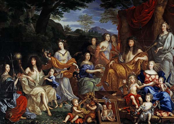 The Family of Louis XIV (1638-1715) 1670  (for details see 39054-39055) à Jean Nocret
