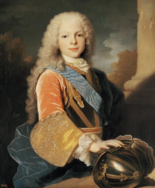 Portrait of Ferdinand de Bourbon and Savoy (1713-59) Prince of Asturias à Jean Ranc