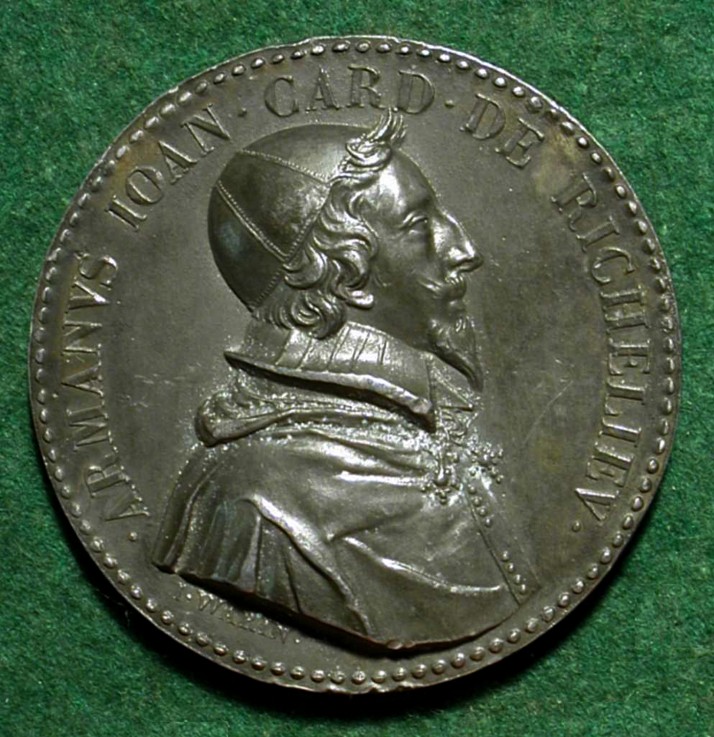 Medal Cardinal de Richelieu à Jean Warin