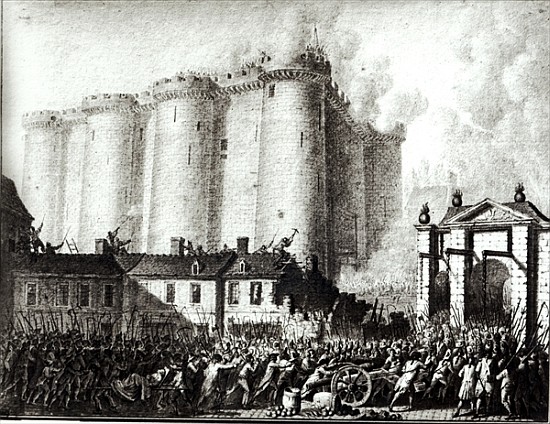 Siege of the Bastille, 14th July 1789 à Jean Louis le Jeune Prieur