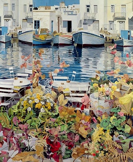 Paros, 1985 (oil on canvas)  à Jeremy  Annett