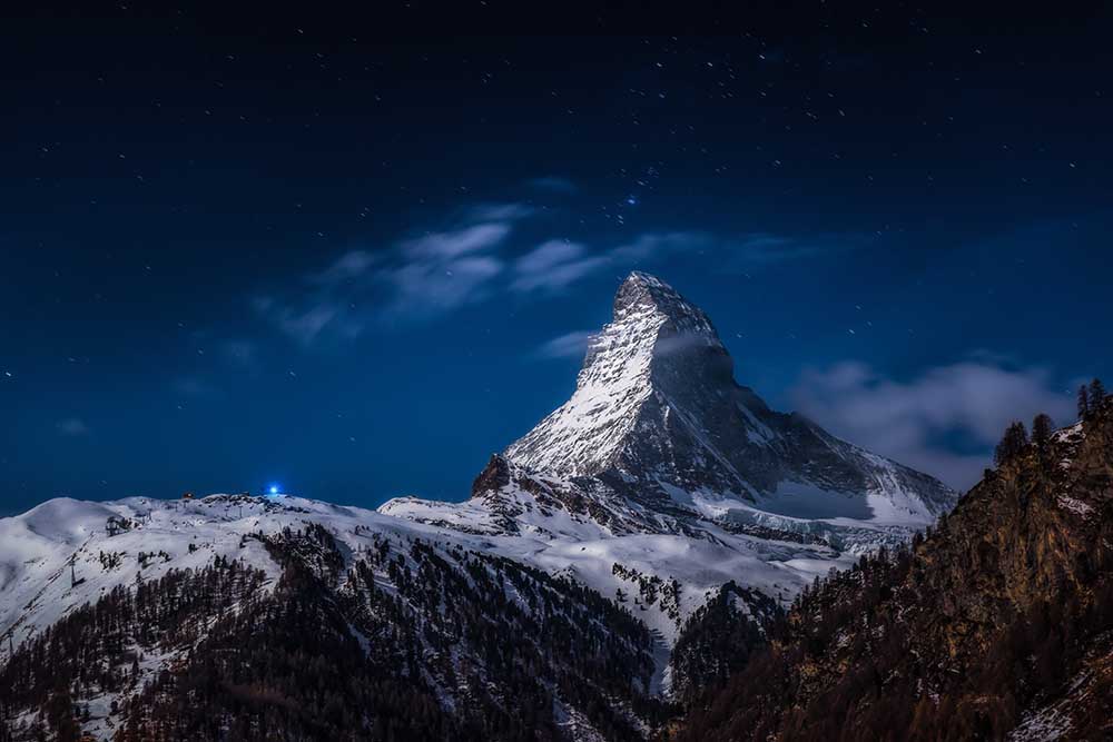 Full moon at Matterhorn à Jesus Gonzalez