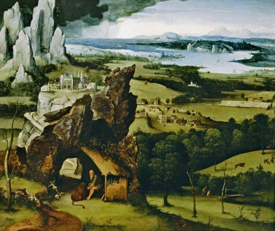 Landscape with St. Jerome à Joachim Patinir
