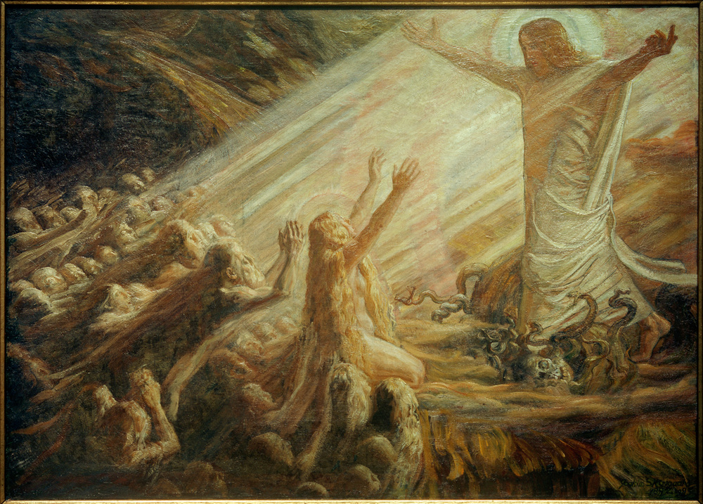 Christus im Reich der Toten à Joakim Skovgaard