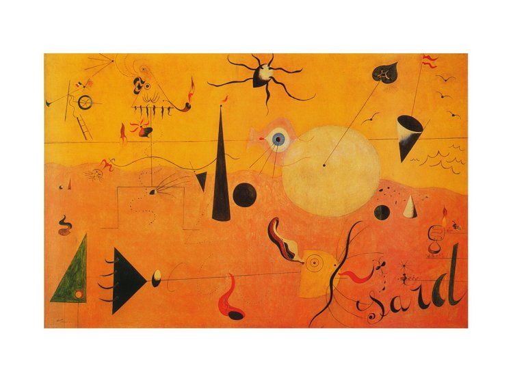 Titre de l‘image : Joan Miró - Paysage Catalan  - (JM-296)