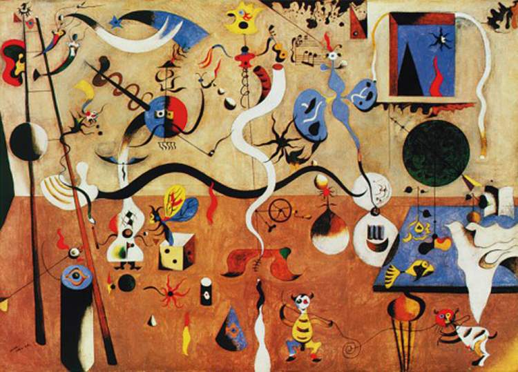 Il carnevale d'Arlecchino  - (JM-252) à Joan Miró