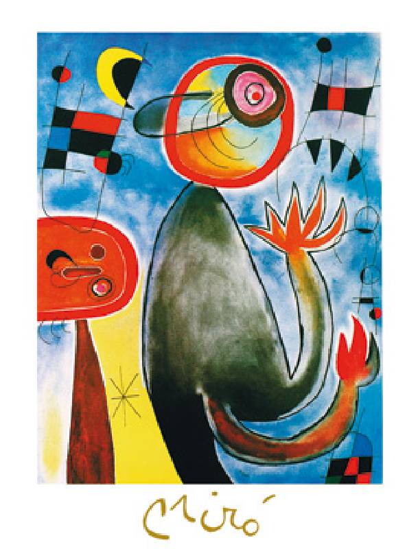 Les echelles en roue - (JM-272) à Joan Miró