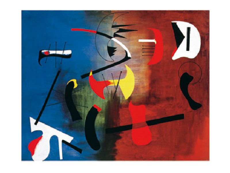 Titre de l‘image : Joan Miró - Peinture - (JM-831)