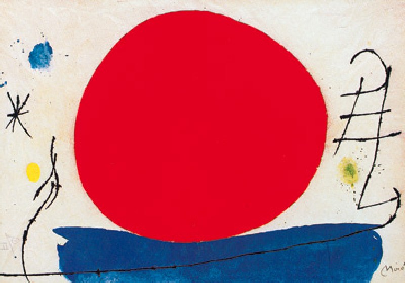 Titre de l‘image : Joan Miró - Sans titre - (JM-13)