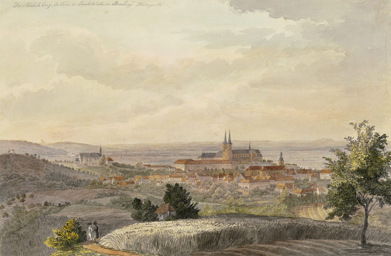 Ansicht von Bamberg von Süden à Johann Adam Klein