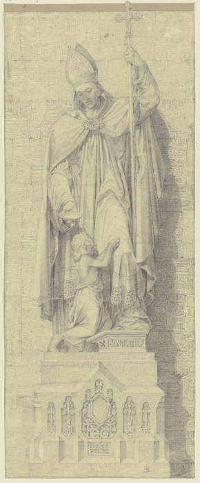 Statue des Heiligen Bonifazius à Johann Baptist Scholl le Jeune