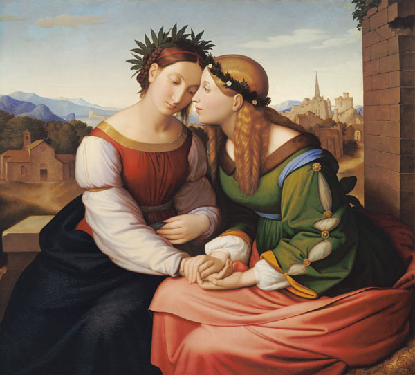 Italia et Germania (Sulamith et Marie) à Johann Friedrich Overbeck