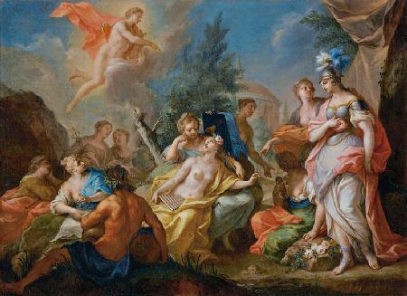 Apollo et les Muse