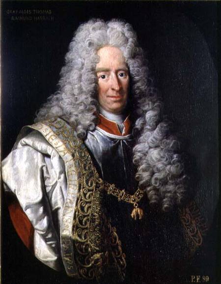 Count Alois Thomas Raimund von Harrach Viceroy of Naples (1669-1742) à Johann Gottfried Auerbach