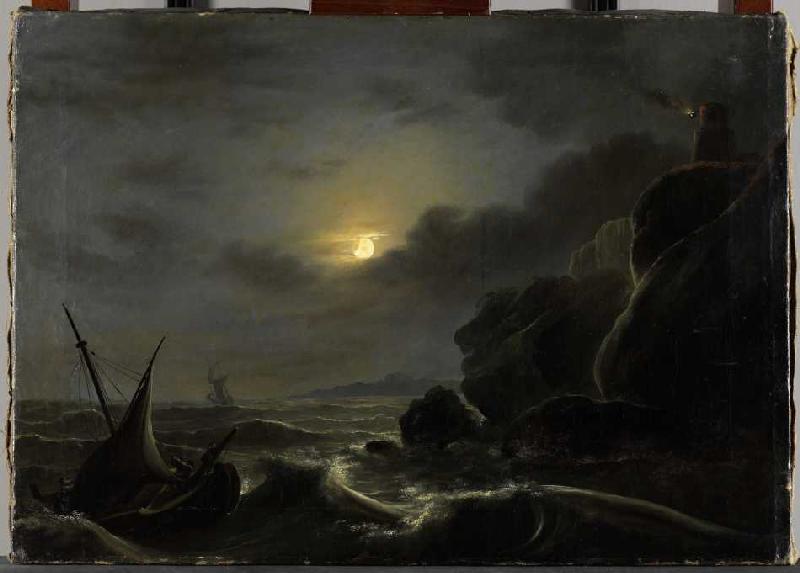 Sturm auf dem Meere à Johann Heinrich Ramberg