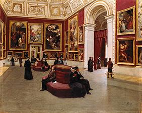 Le Rubens-hall dans la personne âgée Pinakothek Munich