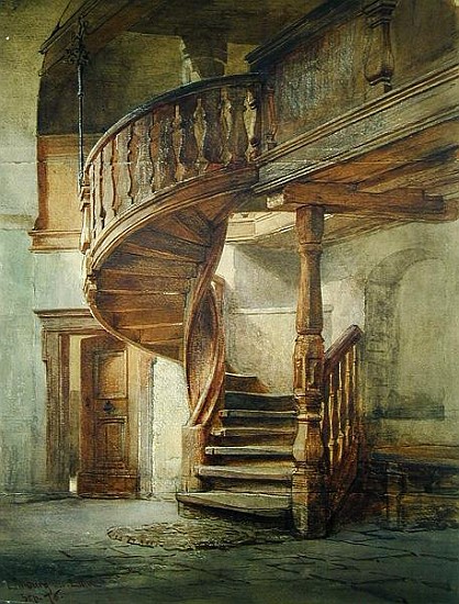 Spiral Staircase. Limburg an der Lahn à Johann Martin Gensler