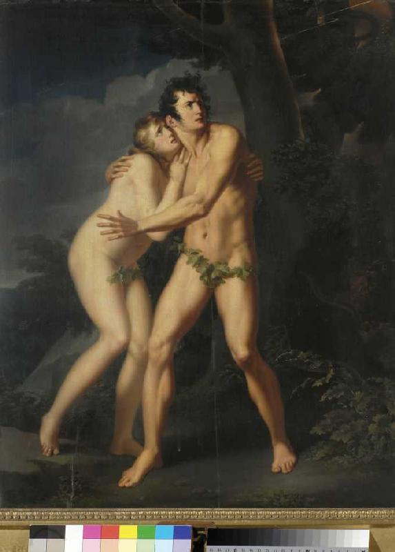 Adam und Eva à Johann Peter von Langer