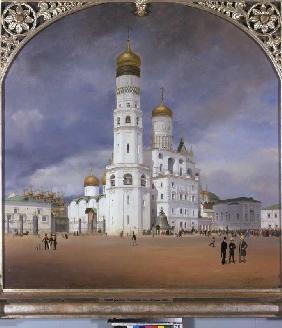 Panorama du Kremlin panneau central du triptyque