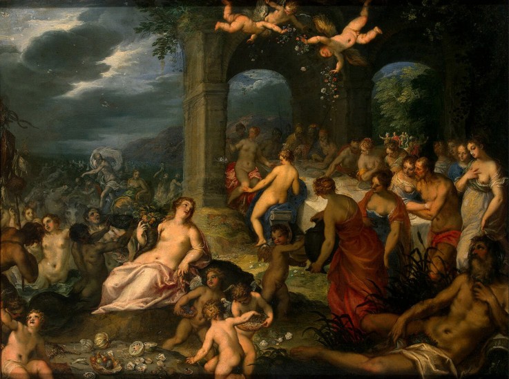 Feast of the Gods (The Marriage of Peleus and Thetis) à Johann Rottenhammer