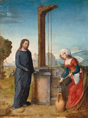 Le Christ et la Samaritaine au puits