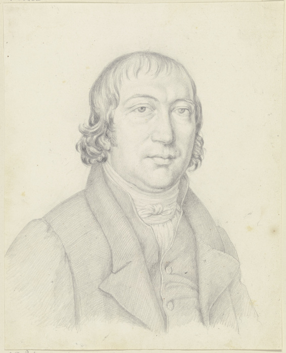 Bildnis L. Manuel, Pfarrer der französisch reformierten Gemeinde zu Frankfurt am Main à Johann David Passavant