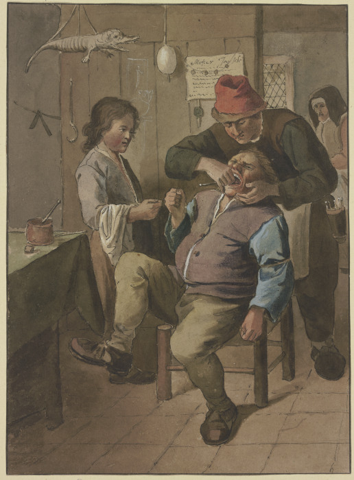 The village dentist à Johannes Pieter de Frey