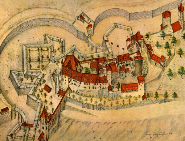 Nuremberg , Castle à Johann Georg Erasmus