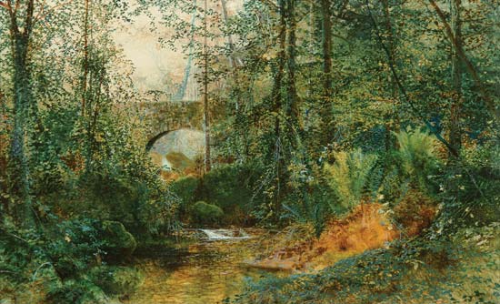 River Landscape à John Atkinson Grimshaw