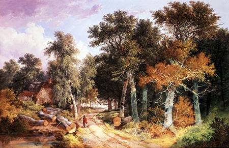 Country Landscape à John Berney Ladbrooke