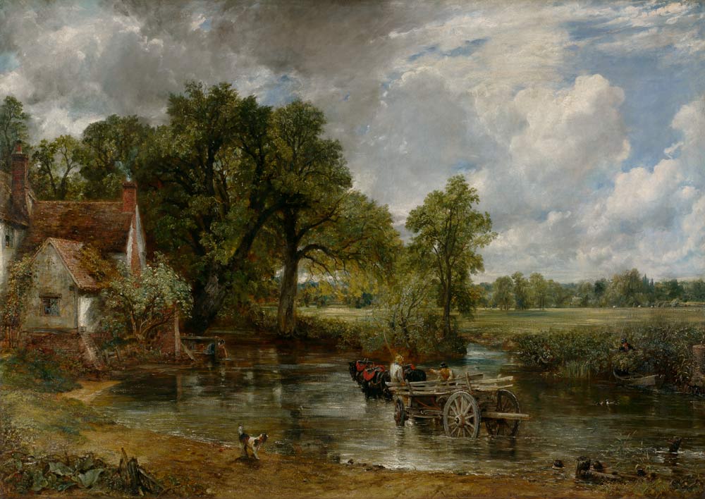 La calèche de foin à John Constable