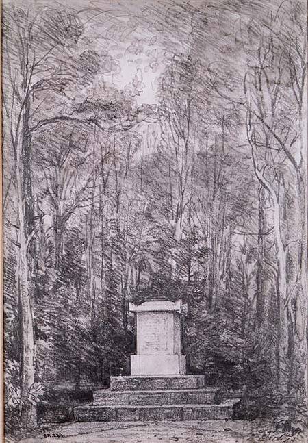 Cenotaph to Sir Joshua Reynolds at Coleorton Hall, Leicestershire à John Constable
