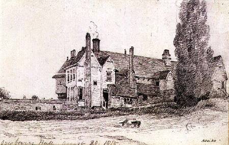 Overbury Hall, Suffolk à John Constable