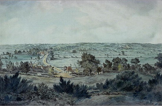 The Valley of the Stour, with Stratford St.Mary in the distance à John Constable