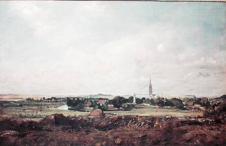 View of Salisbury à John Constable