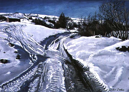 Snow near Skyeland à John  Cooke