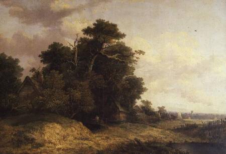Landscape Scene in Norfolk à John Crome