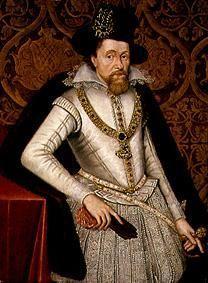 portrait de James VI  d'Ecosse, Roi James I  d'Angleterre.