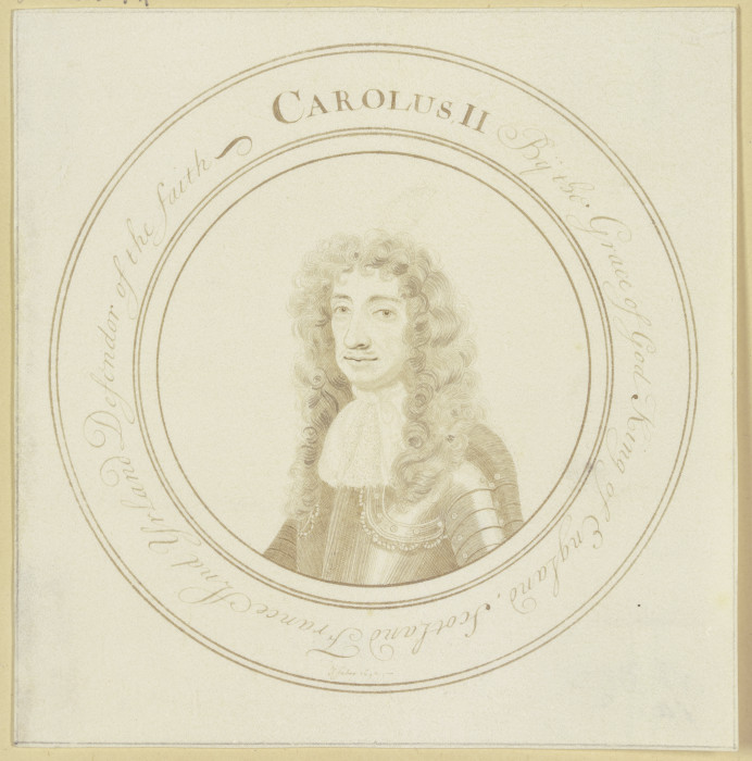 Charles II of England à John Faber l'Ancien