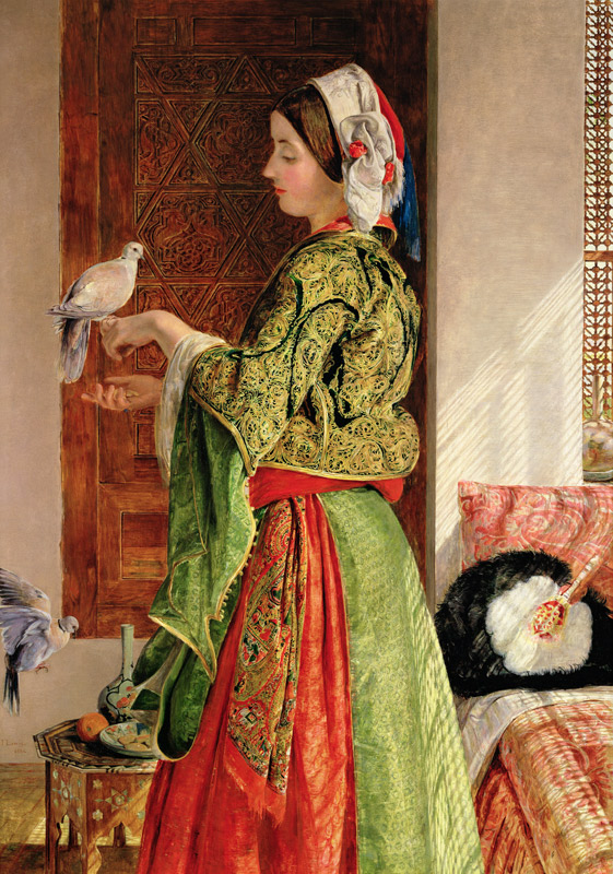 Caged Doves à John Frederick Lewis