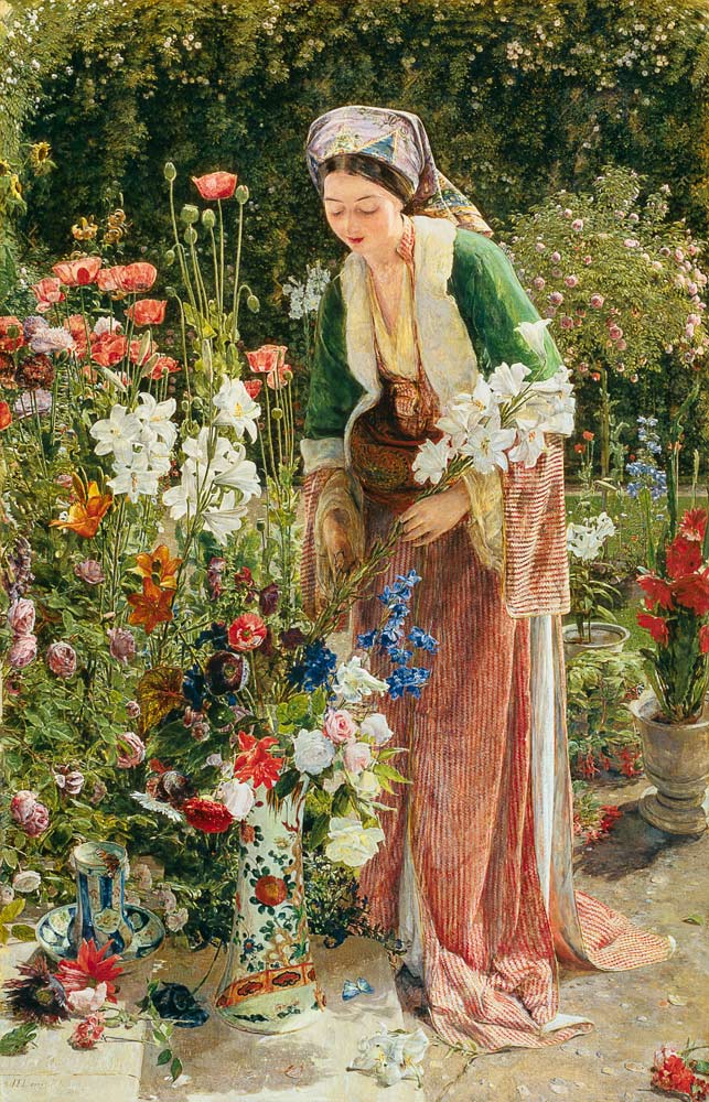 In the Bey's Garden à John Frederick Lewis