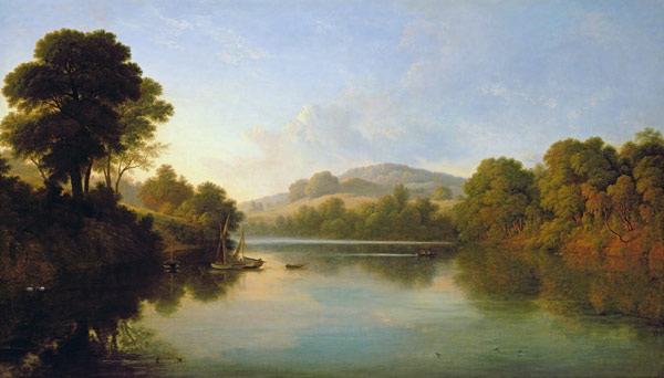 Great Barr, Staffordshire (oil on canvas) à John Glover